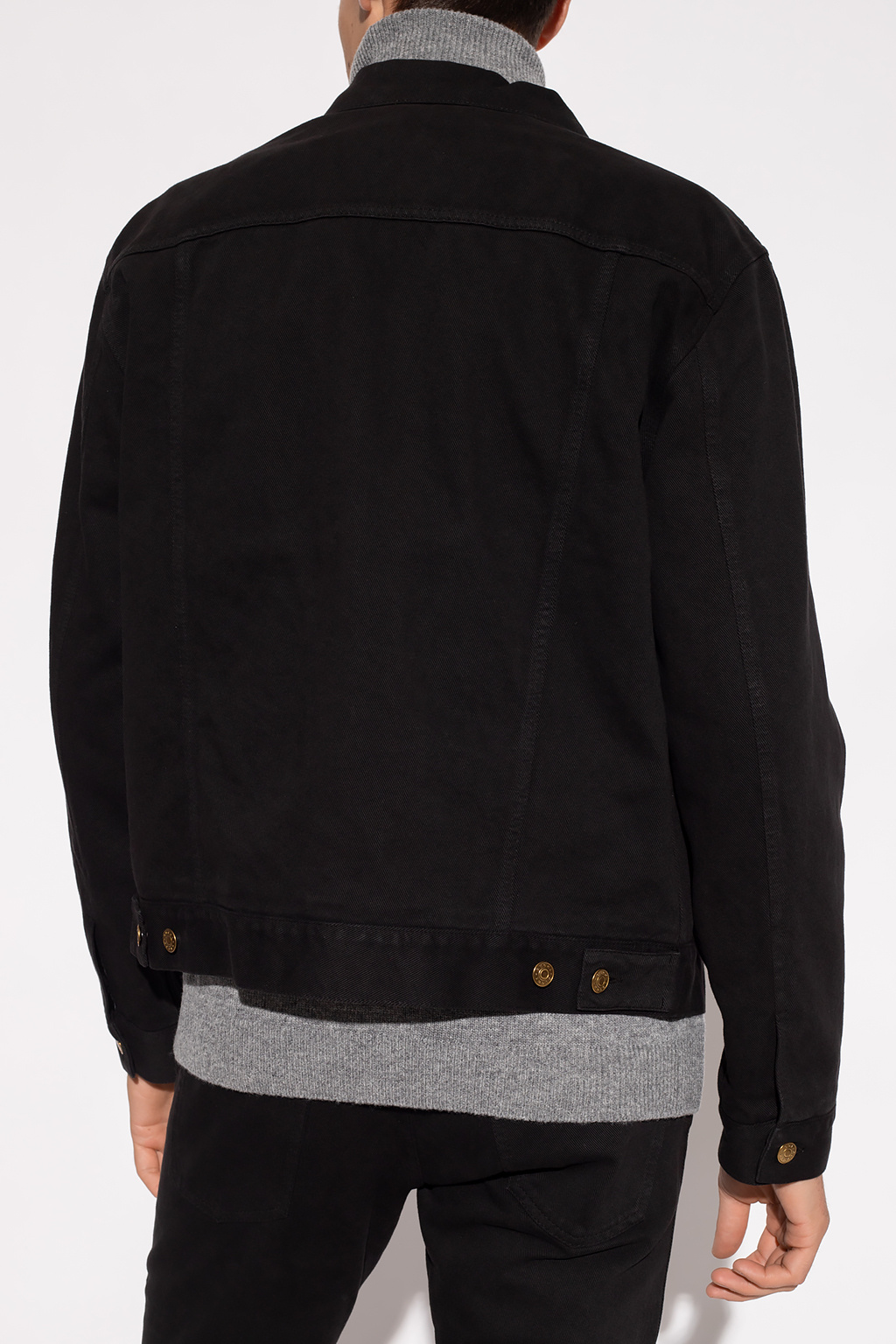 Black gucci denim jacket online